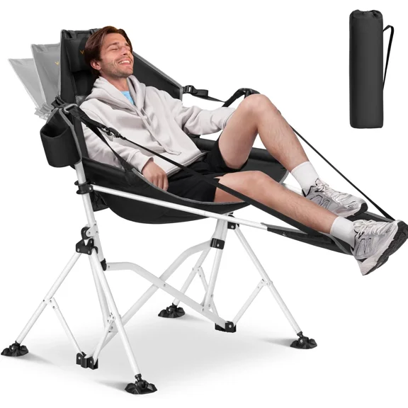 SPECSTAR Hammock Camping Chair with Removable Footrest Portable Outdoor Swinging Chairs