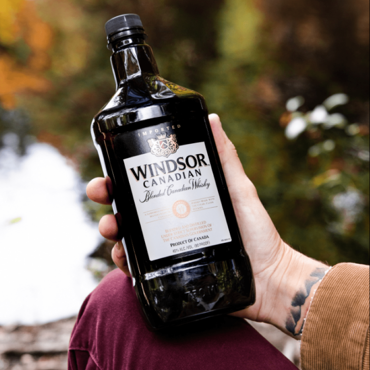 Windsor Blended Canadian Whisky, 40% ABV, 750ml Plastic Bottle