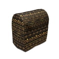thumbnail image 1 of African Stand Mixer Cover, Chevron Zigzag Circles and Spirals Timeless Vintage Art Design Oriental Doodle, Kitchen Appliance Organizer Bag Cover with Pockets, 5 Quarts, Multicolor, by Ambesonne, 1 of 4