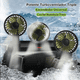 thumbnail image 3 of Ventilador Three Auto Coche Portátil Potente 3 Velocidade12v Xtellar negro, 3 of 3