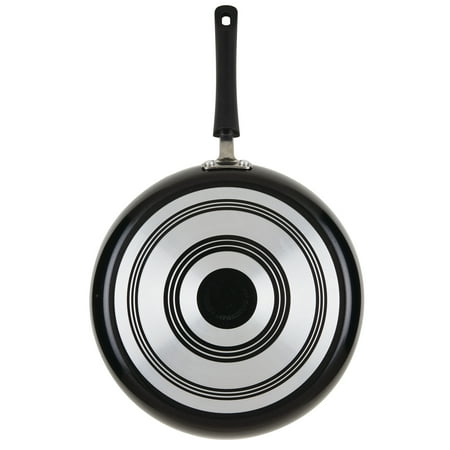 Farberware Easy Clean 22 Pcs Nonstick Cookware Set Includes Griddle Pan and Cooking Tools, Dishwasher Safe, Black