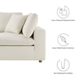 thumbnail image 2 of Modular Sectional Sofa Couch, Light Beige, Fabric, Living Kitchen Cafe Bistro Hospitality Restaurant, Modern Contemporary HB33223, 2 of 14