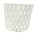 thumbnail image 3 of Plantador de pared Flor colgante Pot de regalo ideal Plantas montadas en la pared Contenedor con orificio de drenaje para patio Diy Inicio Interior al 16.5x8.3x14cm, 3 of 8