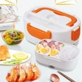 thumbnail image 2 of Electric Heating Lunch Box for Car and Home Stainless Steel Two-in-One Lunch Bento Box, 2 of 7