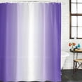 thumbnail image 3 of Purple Ombre Waterproof Fabric Shower Curtain,Purple White Gradient Modern Abstract Art Waterproof Fabric Shower Curtain for Bathroom Curtains Bathtubs Shower Curtains with 12 Hooks Small 36x78in, 3 of 8
