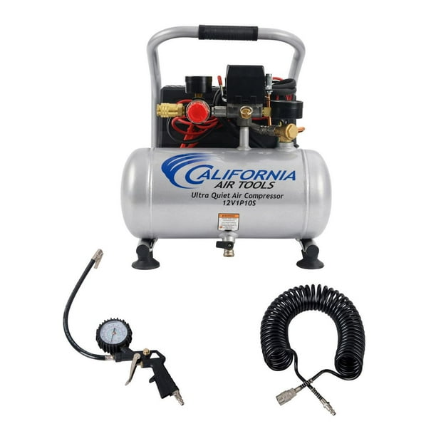 California Air Tools 12V1P10S Light & Quiet .12 Volt, 1.0 Gal. Steel Tank Portable Air