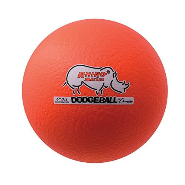 Champion Sports RXD6NOSET Rhino Skin Dodgeball Set Neon