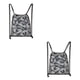 thumbnail image 2 of Sonducket deportiva con cordón para niñas y niños, ropa de cuerda impermeable, paquete grueso de camuflaje, accesorios para exteriores, gris Gris 2Conjunto, 2 of 6