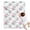 Pioneer Flower Floral, variant on Pioneer Flower Floral Print Pattern Blanket,Comfortable Soft Lamb Wool Throw Blanket,All Season,Warm Lightweight Blankets for Sofa Bed Couch Living Room Chair,30"x40"