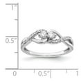 thumbnail image 5 of Real 14kt White Gold Diamond Fancy Ring Size: 7; for Adults and Teens; for Women and Men, 5 of 5
