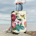thumbnail image 4 of Wukai Bird Butterfly Rose Elastic Luggage Cover: Personalized Protection for Your Suitcase - Fits 19~29-inch, Washable & Durable Travel Companion-Small, 4 of 8