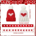 thumbnail image 2 of Dalrosia Mini Knit Hat Mini Christmas Scarf Set Mini Santa Hats for Crafts Mini Christmas Decorations for DIY Doll, 2 of 4