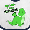 thumbnail image 4 of Inktastic Daddy's Little Dragon Boys or Girls Baby Bib, 4 of 4