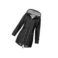 thumbnail image 1 of Hoodie Veste Femme Imperméable Imperméable Outwear Guerre Froide Noir XL, 1 of 4