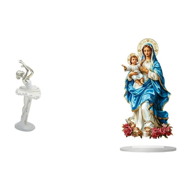 Figura de escritorio,Estatua de bailarina de ballet,adorno de escritorio para decoración del hogar,Estatua de bailarina moderna,regalo de cumpleaños para la oficina,Letrero de