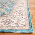 thumbnail image 3 of Safavieh Saffron 8' x 10' Hand Loomed Rug in Navy and Cream, 3 of 8
