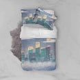 thumbnail image 2 of 3D City Building Quilt Cover Set Bedding Set Pillowcases 52, 2 of 2