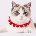 thumbnail image 4 of Collier pour Animaux de Compagnie Habiller à la Main Durable Boule de Fourrure Chien Chat Collier Collier, 4 of 5
