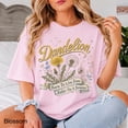 thumbnail image 2 of Dandelion Wildflower Country Music Shirt, Born to Live Free Western Graphic Tee, Boho Cowgirl Gift, 2 of 9