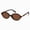Brown Tortoise/Brown, variant on Oval Sunglasses for Women Men Vintage 90s Style UV400 Protection Shades Ladies Sunglasses for Driving(Black/Gray)
