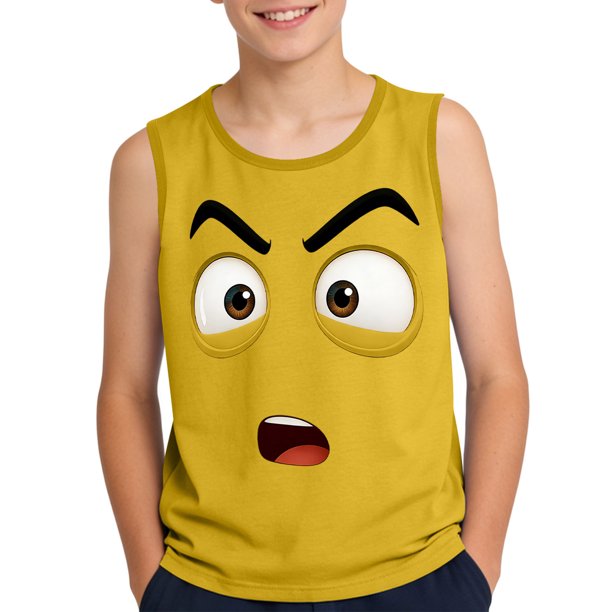 Niños Pequeños Camisola 3-15Years sin Mangas Tela Suave Gradiente Impresión Moda Linda para la Fiesta de Boda de Pageant Casual
