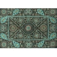 thumbnail image 1 of Ahgly Company Indoor Rectangle Oriental Light Blue Traditional Area Rugs, 5' x 8', 1 of 4