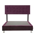 thumbnail image 2 of Box Base Cama Matrimonial + Cabecera Bilbao Morado, 2 of 7