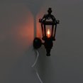 thumbnail image 4 of 1/12 Dollhouse Light Metal Lámpara De Pared Negra Brillante Con Cable Y Cable De Batería De 9V Yotijar Luces LED de casa de muñecas, 4 of 10