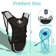thumbnail image 2 of Hydration Backpack with 2L Water Bladder, Lightweight Water Reservoir Vest for Running, Hiking, Cycling, Camping, 2 of 7