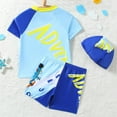 thumbnail image 3 of Gerichy Boys Swim Set, 2T 3T 4T 5T Swimsuit Boys Children's Swimsuit Boys Split Swimsuit Split Quick Drying Short Sleeved Beach Pants Boy Swimsuit, 3 of 6