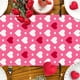 thumbnail image 4 of Manteles, manteles para mesa de picnic, manteles para San Valentín, manteles con letras rojas, manteles para fiestas, restaurantes, manteles, manteles para el hogar, manteles para sala de estar, 4 of 6