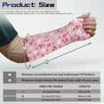 thumbnail image 6 of COEQINE Breast Cancer Pink Ribbon Arm Cast Cover Fabric Protectors for Wounds Elbow Protection Cover with A Thumb Hole Elastic Cast Sleeve After Surgery Gifts for Women Medium, 6 of 7