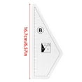 thumbnail image 5 of Quilting Ruler Sewing Ruler Templates for Patchwork Craft Quilting Ruler Tool, 5 of 15
