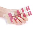 thumbnail image 1 of 20pcs/pack Nail Wraps Women Nail Polish Strips Solid Color Fingernail Stickers, 1 of 5