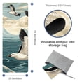 thumbnail image 4 of Seagull Gym Towel with Storage Bag, 72.8"x26.8", Yoga, Pilates, Fitness, Hot Yoga, and Yoga Blankets, 4 of 6