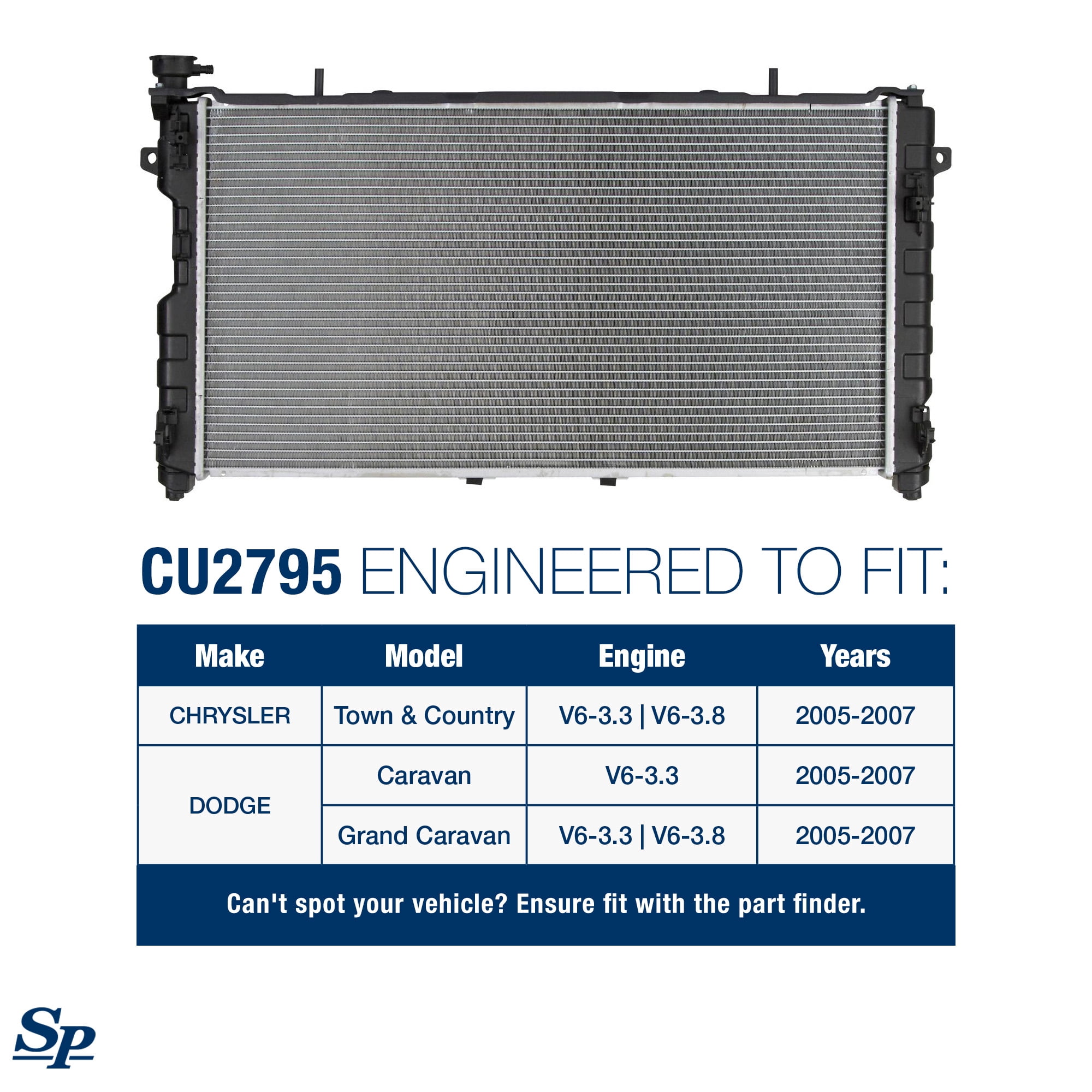Spectra Premium CU2795 Automotive Radiator