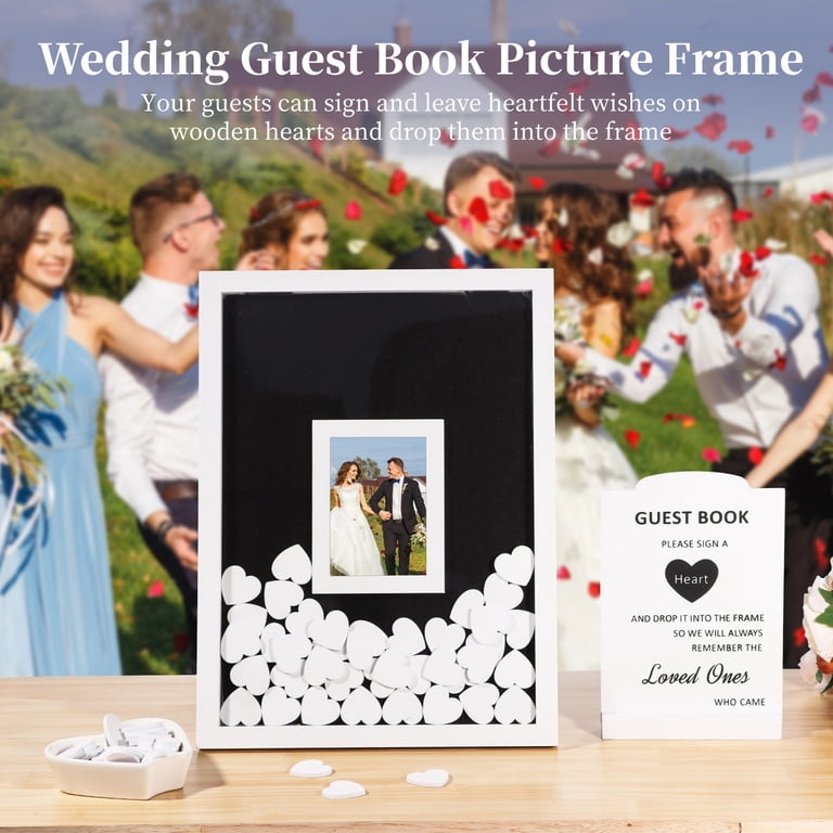 Wedding Guest Book Alternative, Wedding Signature Picture Frame