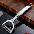 thumbnail image 5 of LIIGEMI Vegetable Peeler - Stainless Steel Y Peeler for Potatoes, Cucumber, Apple Peeler - Dual function Peeler Saves Time and Space - Dishwasher Safe, 5 of 6