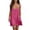 Pink, variant on Tqcoqu Satin Nightshirts Silk Nightdress for Women,Spaghetti Strap Short Negligee Chemise Slip with Deep V Neck,Beige Women's S-XXL