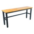 thumbnail image 1 of TRINITY 72 x 19 Pouces Table de Travail en Bois de Caoutchouc Réglable, 1 of 3