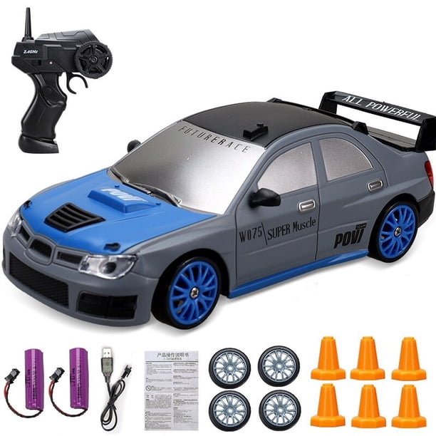 Coche teledirigido de alta velocidad para niños, juguete de 2,4G, 4WD, AE86, modelo GTR, coches de carreras, regalos de navidad