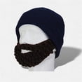 thumbnail image 3 of Apmemiss Clearance Knitted Yarn Hip-hop Funny Big Beard Mask Adult Hat Beard Hat Christmas Ornaments 2024, 3 of 4