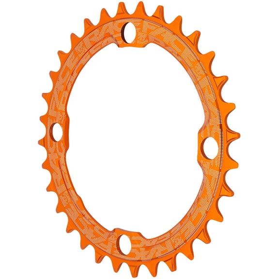 RaceFace 1x Narrow Wide Chainring - 36t 104 BCD 10-12 Speed 7075 Aluminum Orange