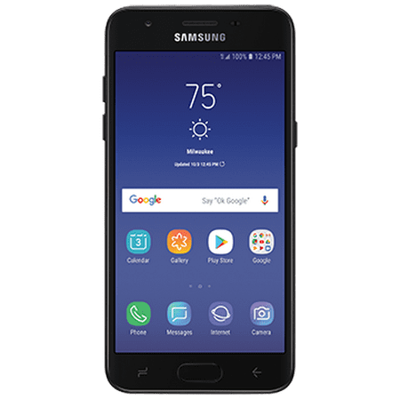 UScellular Samsung Galaxy J3 Aura 16GB Prepaid Smartphone, Black