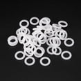 thumbnail image 2 of Uxcell 13mm OD 8.2mm ID 2.4mm Width Silicone Seal O-Rings White 50 Pack, 2 of 5