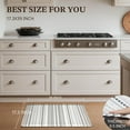 thumbnail image 5 of MatEssenz Boho Kitchen Mat, Farmhouse Cushioned Kitchen Rugs, Anti-Fatigue Non-Slip Kitchen Floor Mats, Stain Resistant Mats for Home, Office, Sink, Laundry-17.3" x39-1/2 Inch-Boho White, 5 of 6