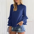 thumbnail image 2 of EDFBUYKRS Female Long Sleeve Sweatshirt Sweatshirts for Women Plus Size Hooded Pocket Long Sleeve Print Casual Sweatshirt Size S, 2 of 3
