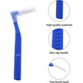 thumbnail image 4 of 25 Pcs Interdental Angle Brushes,Reusable Dental Cleaners,Oral Dental Hygiene Brush,Dental Toothpick Floss for Braces,Tooth Cleaning Tool (Multi-Colored), 4 of 5