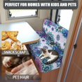 thumbnail image 5 of Yuyamidu Purple Boho Mandala Flower RV Dinette Cushion Slipcover Soft RV Couch Covers for Sofa 2pcs Loveseat Slipcovers for Travel Trailer Couch Comfy RV Sofa Cover, 5 of 7