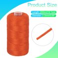 thumbnail image 2 of Cuerda de nylon Uxcell 1.5mm x 218 yardas hilo trenzado cordón para hacer joyas suministros rojo claro, 2 of 4